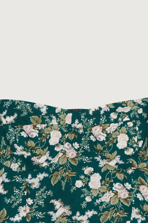 Floral Puff Sleeve Top | OAK + FORT